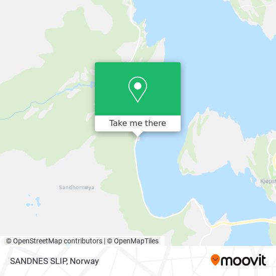 SANDNES SLIP map