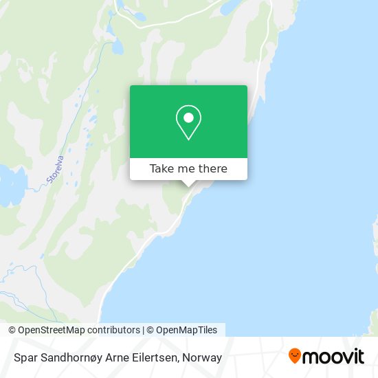 Spar Sandhornøy Arne Eilertsen map