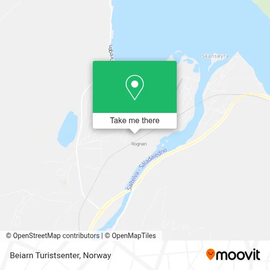 Beiarn Turistsenter map