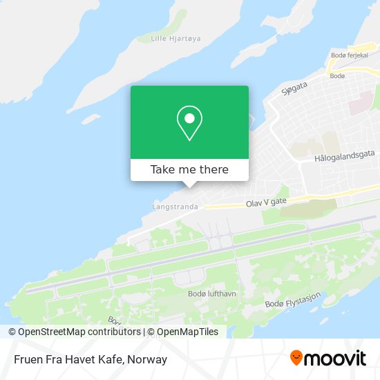 Fruen Fra Havet Kafe map