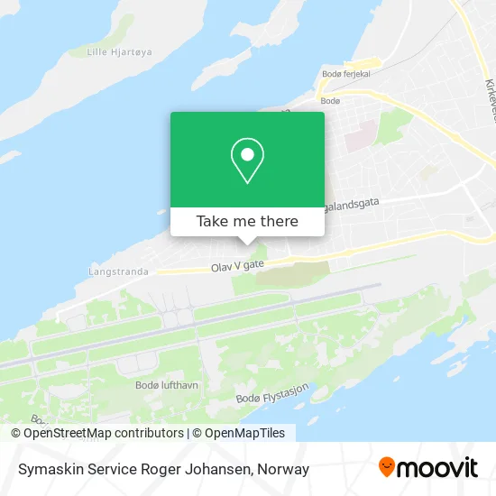 Symaskin Service Roger Johansen map