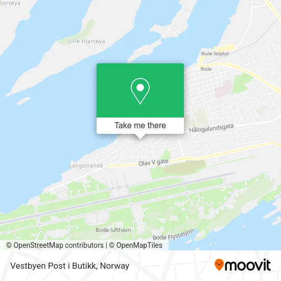 Vestbyen Post i Butikk map