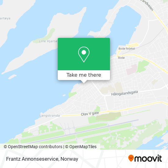 Frantz Annonseservice map