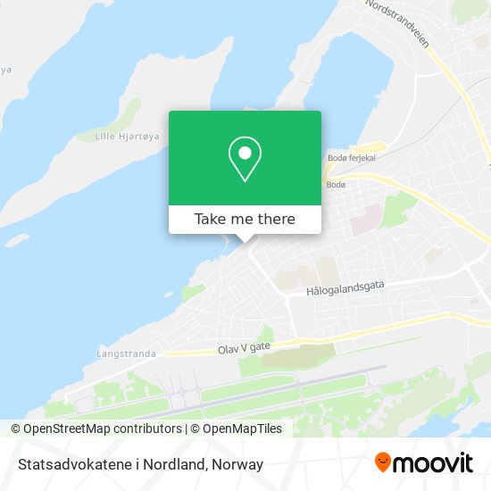 Statsadvokatene i Nordland map
