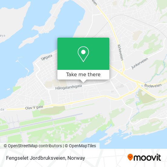 Fengselet Jordbruksveien map