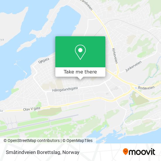 Småtindveien Borettslag map