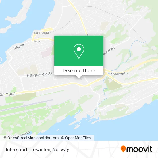 Intersport Trekanten map