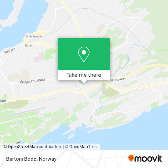 Bertoni Bodø map