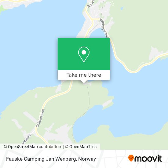 Fauske Camping Jan Wenberg map