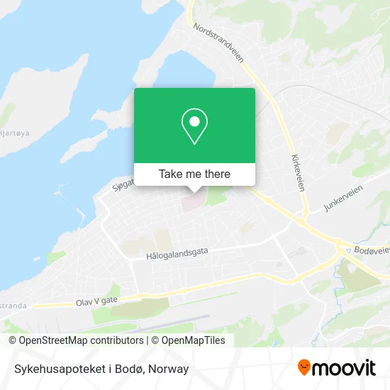Sykehusapoteket i Bodø map
