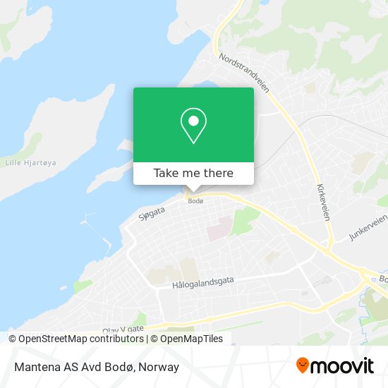 Mantena AS Avd Bodø map