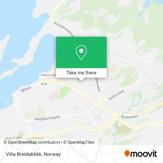 Villa Breidablikk map