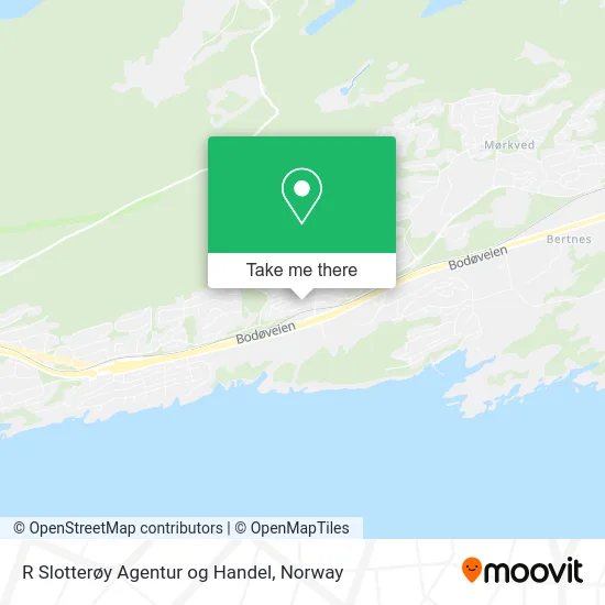 R Slotterøy Agentur og Handel map