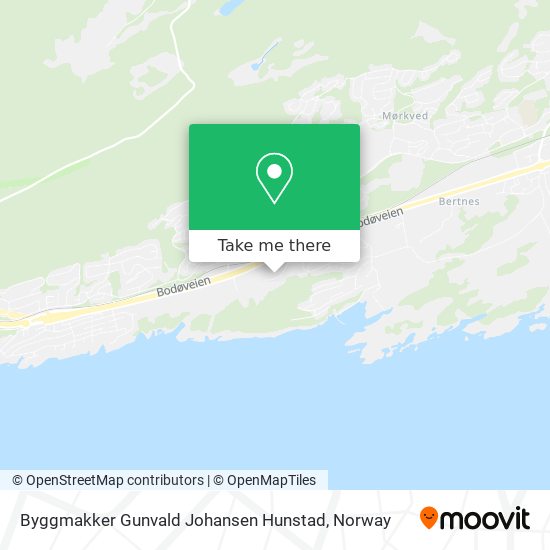 Byggmakker Gunvald Johansen Hunstad map