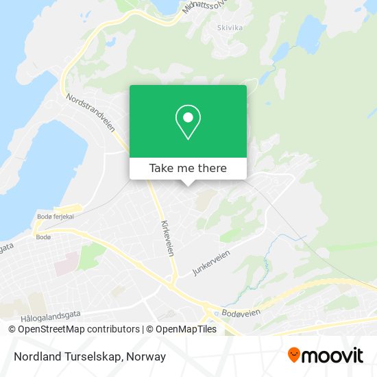 Nordland Turselskap map