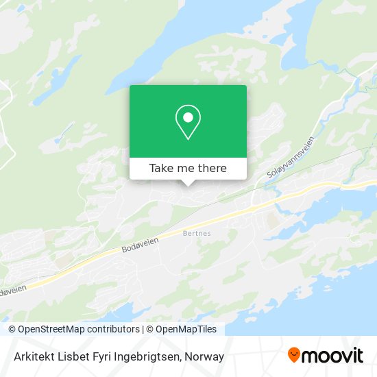 Arkitekt Lisbet Fyri Ingebrigtsen map