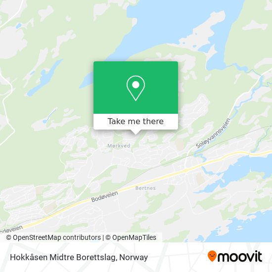 Hokkåsen Midtre Borettslag map