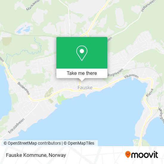 Fauske Kommune map