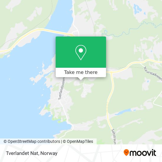 Tverlandet Nat map