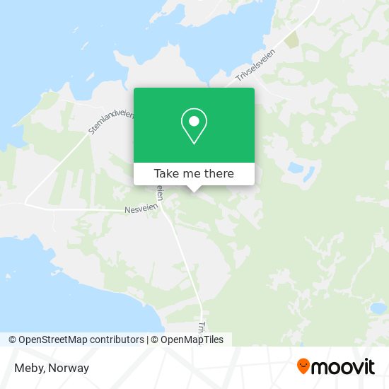 How to get to Meby in Fauske by Bus or Train?