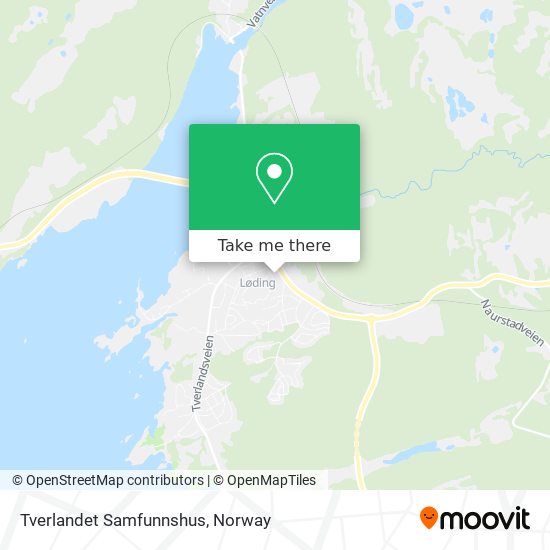 Tverlandet Samfunnshus map