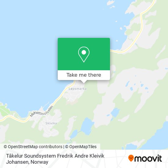 Tåkelur Soundsystem Fredrik Andre Kleivik Johansen map