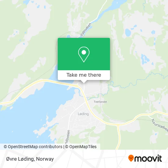 Øvre Løding map