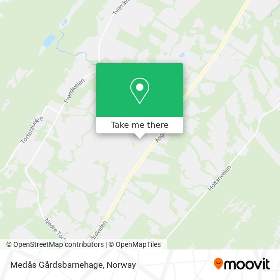 Medås Gårdsbarnehage map