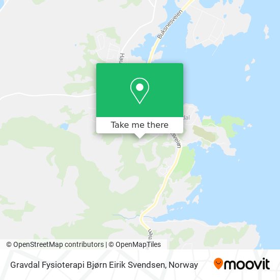 Gravdal Fysioterapi Bjørn Eirik Svendsen map