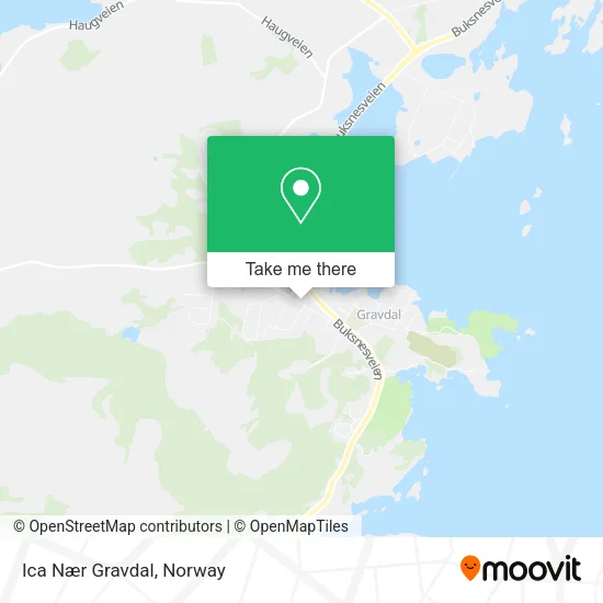 Ica Nær Gravdal map