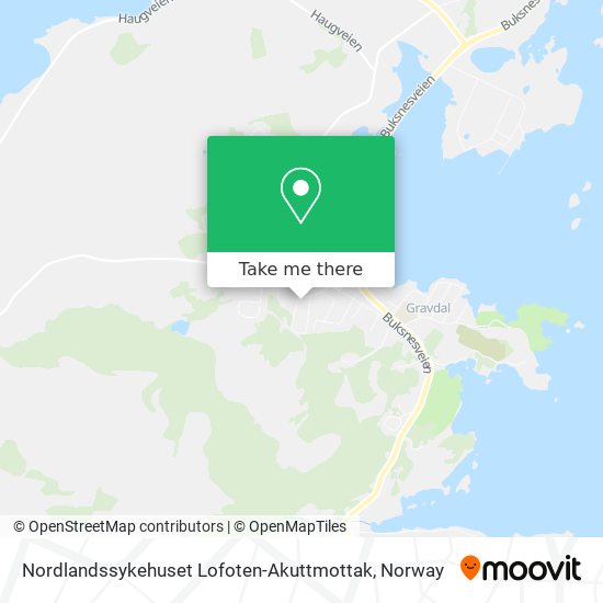 Nordlandssykehuset Lofoten-Akuttmottak map