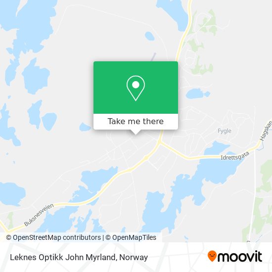 Leknes Optikk John Myrland map