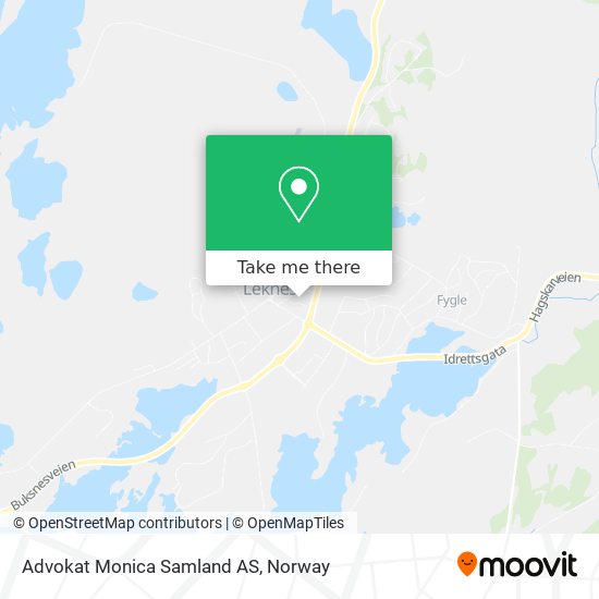 Advokat Monica Samland AS map