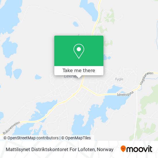 Mattilsynet Distriktskontoret For Lofoten map