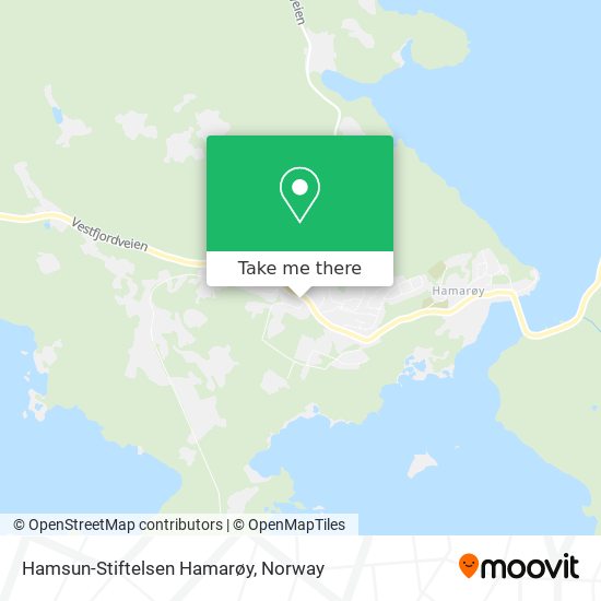 Hamsun-Stiftelsen Hamarøy map