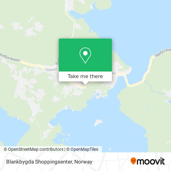 Blankbygda Shoppingsenter map