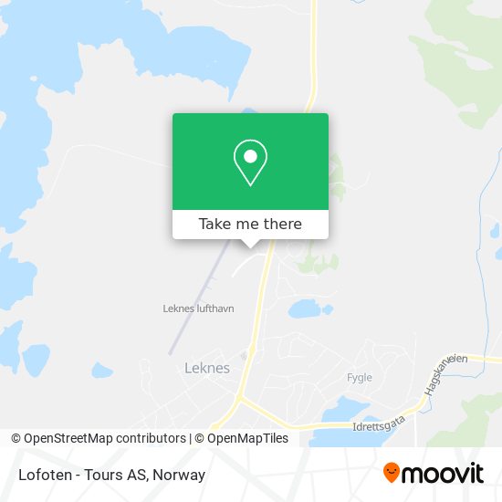 Lofoten - Tours AS map