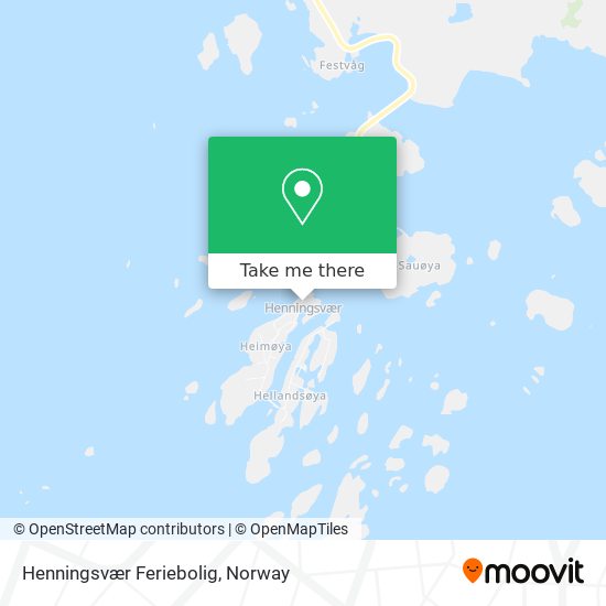 Henningsvær Feriebolig map