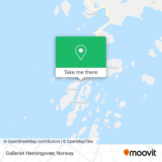 Galleriet Henningsvær map