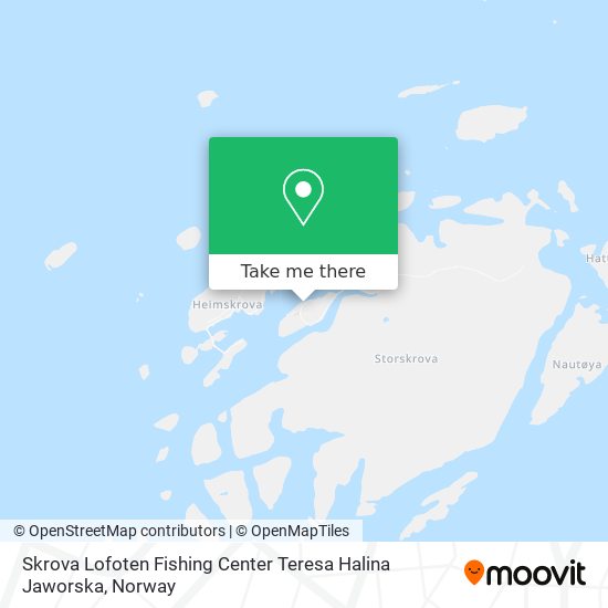 Skrova Lofoten Fishing Center Teresa Halina Jaworska map