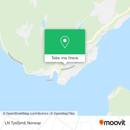 Lhl Tysfjord map