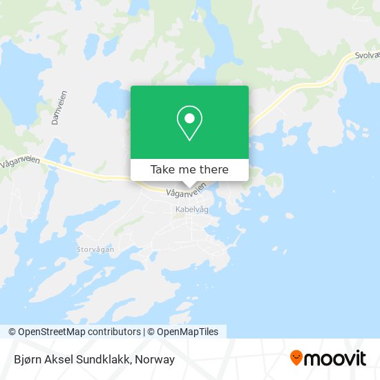 Bjørn Aksel Sundklakk map