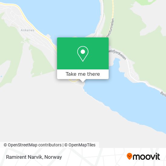 Ramirent Narvik map