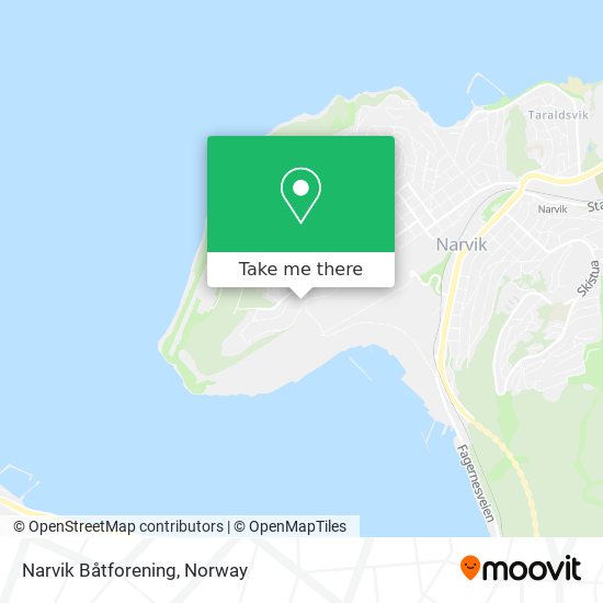 Narvik Båtforening map