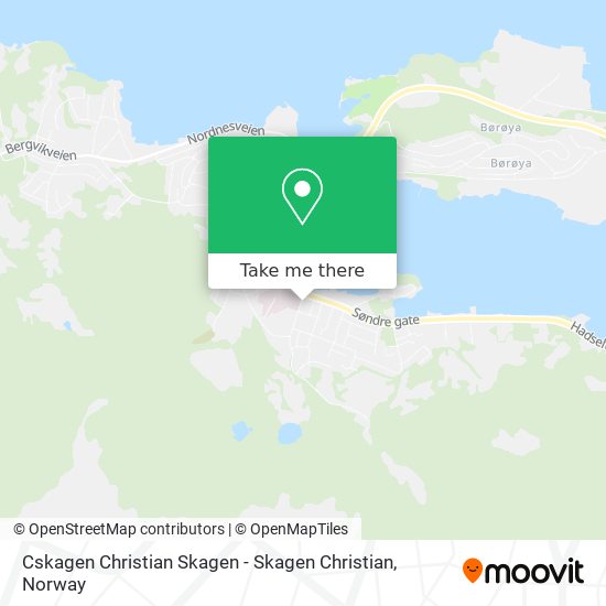 Cskagen Christian Skagen - Skagen Christian map