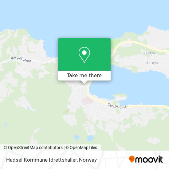 Hadsel Kommune Idrettshaller map