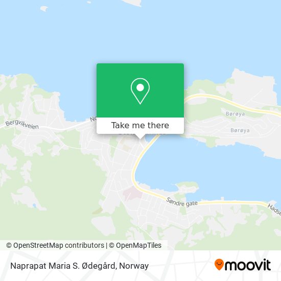 Naprapat Maria S. Ødegård map
