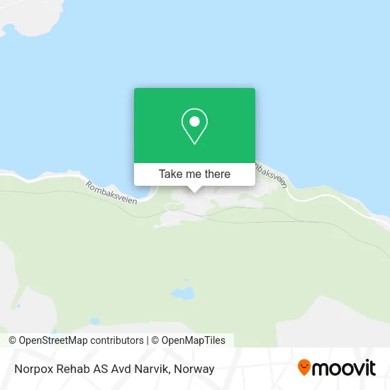 Norpox Rehab AS Avd Narvik map
