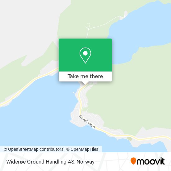 Widerøe Ground Handling AS map