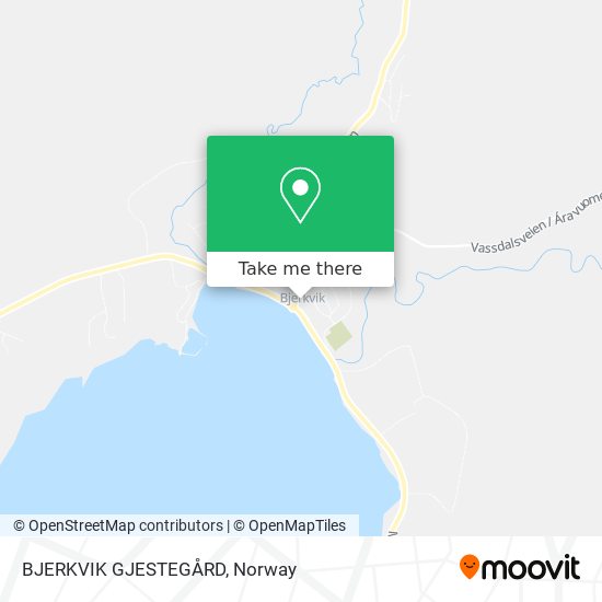 BJERKVIK GJESTEGÅRD map